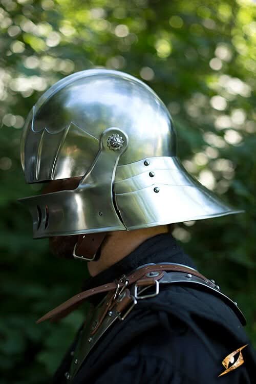 Sallet – German Articulated Steel Helmet for Realistic LARP