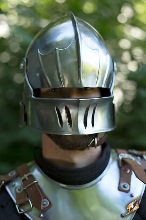 Sallet – German Articulated Steel Helmet for Realistic LARP