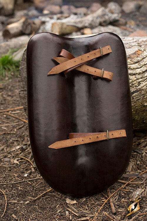 Bouclier Elfe – Buckler recouvert de cuir pour GN