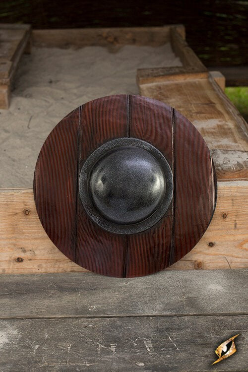 Bouclier Rond en Bois – Buckler en mousse et latex pour GN