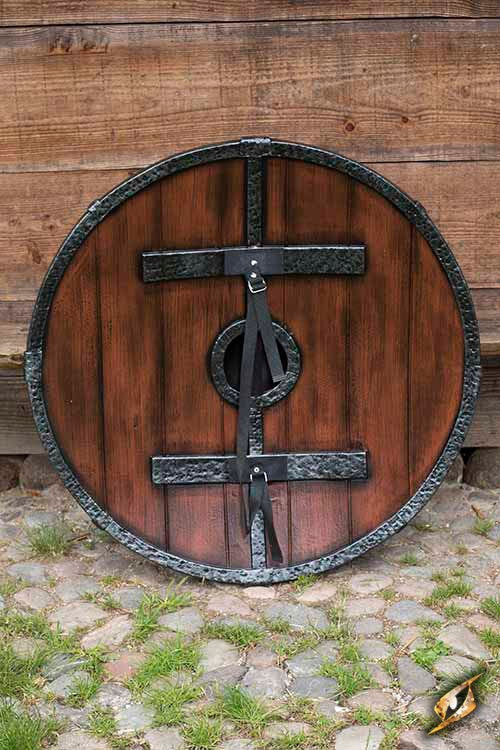 Krom – Bouclier Rond Viking en mousse et latex pour GN
