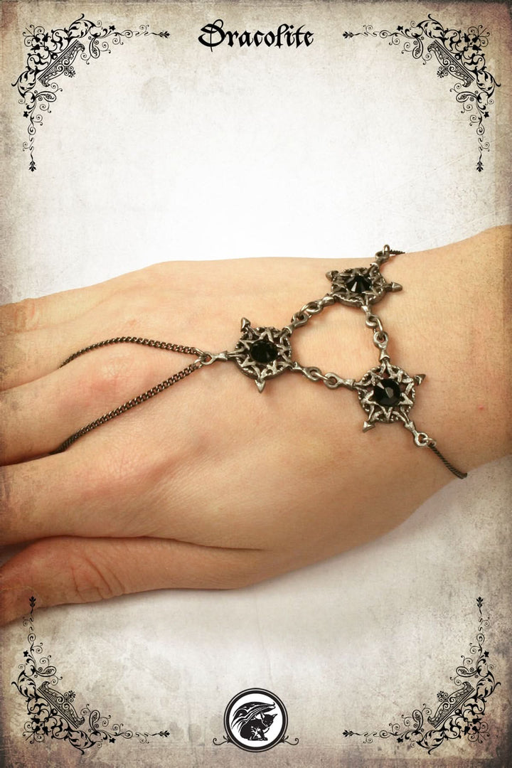 Pentagram hand flower