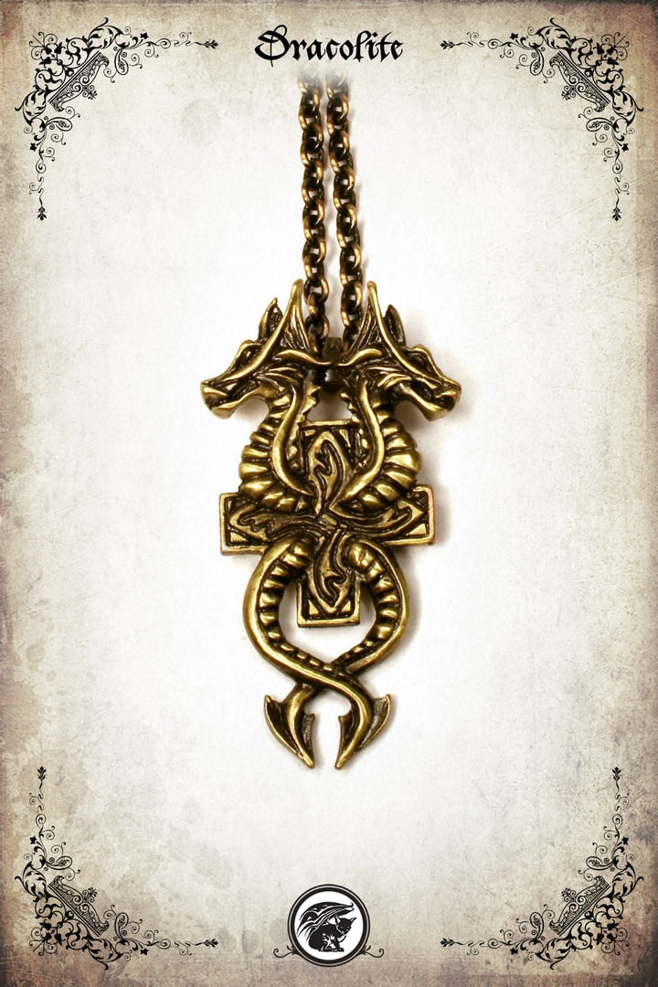 Pendentif Dragon Double