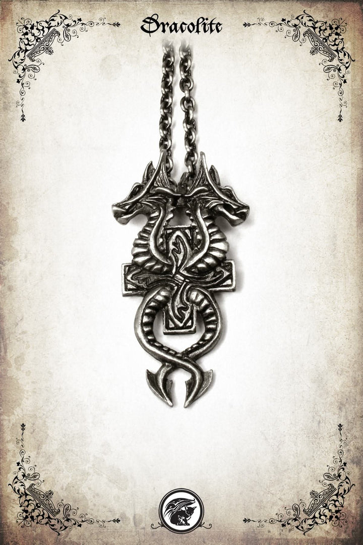 Pendentif Dragon Double