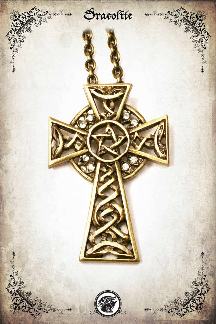 Pendentif Croix Mystique