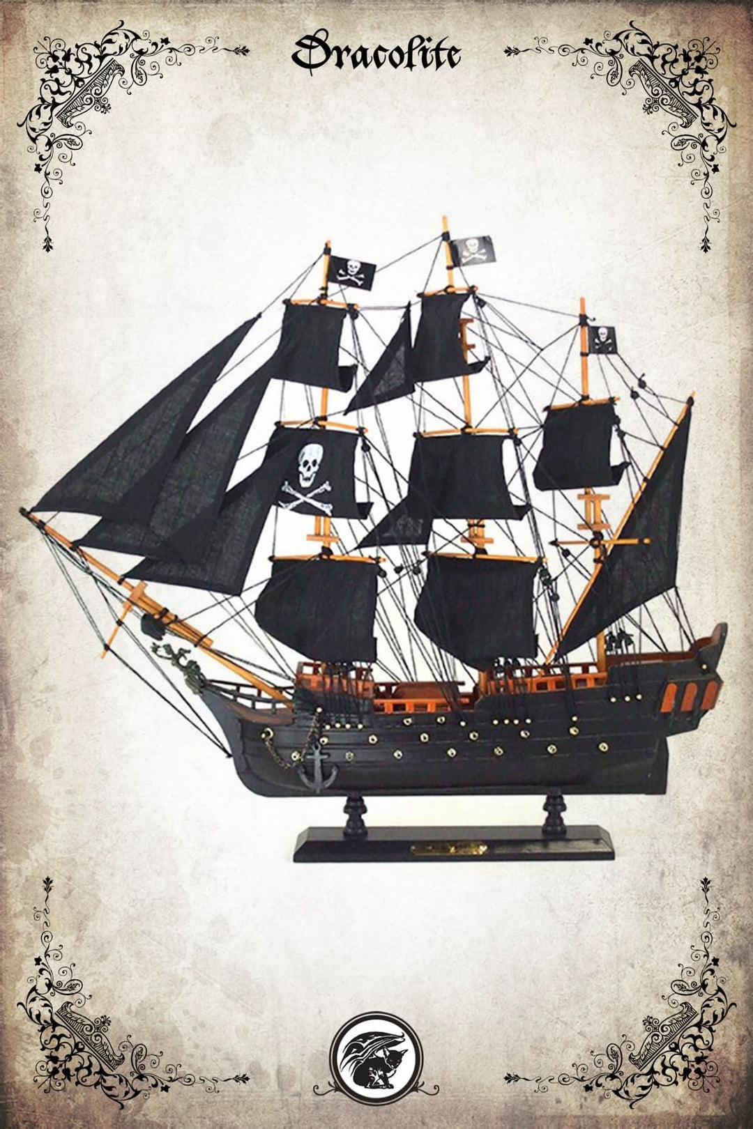 Bateau Pirate Black Sail 20 1/2po