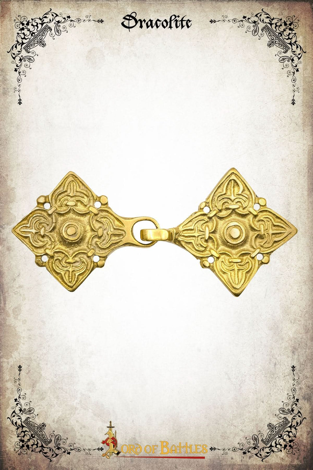 Viking Brooch, Two Pieces (Cape Attachment)