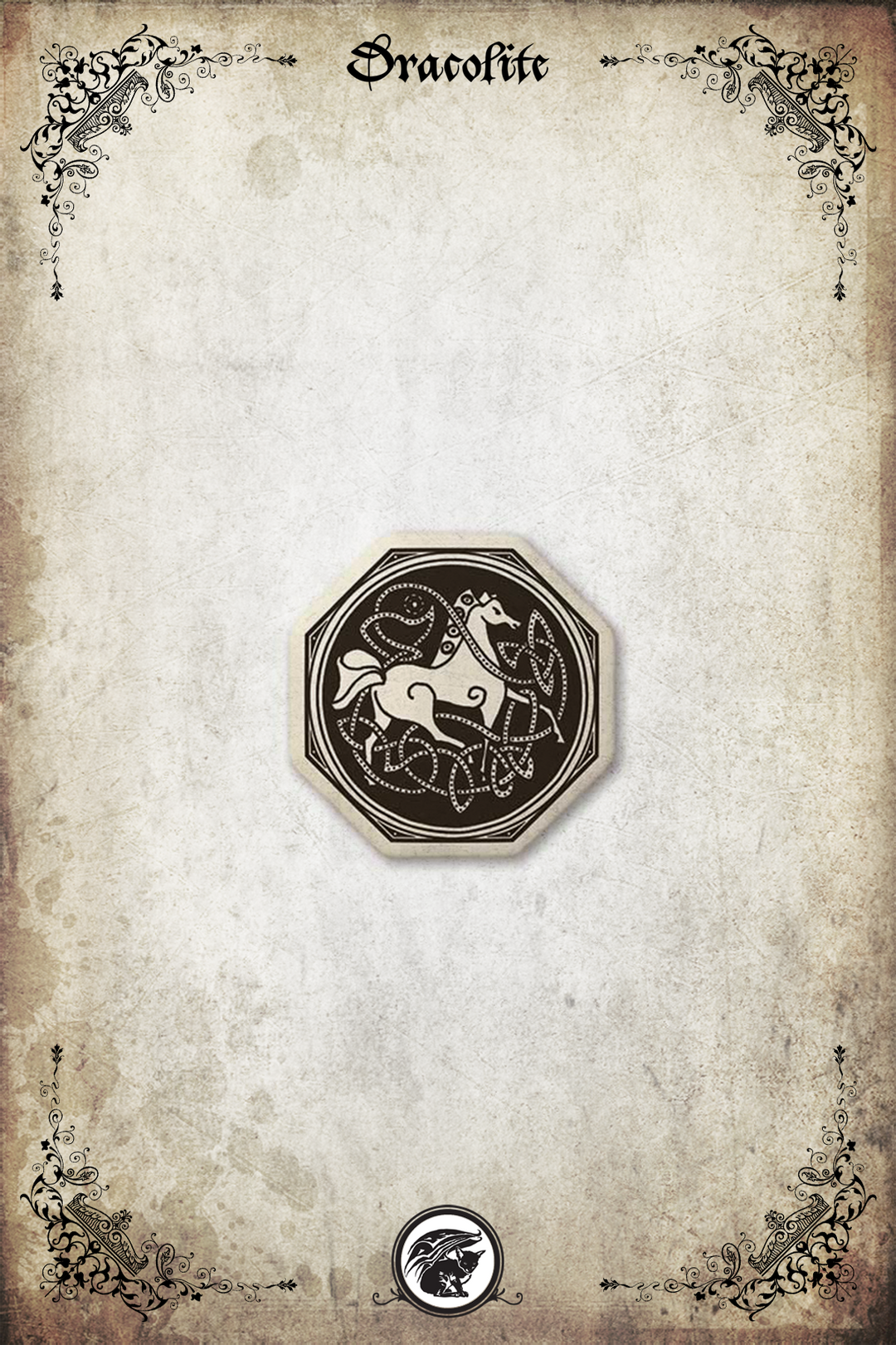 Pendentif Celtique - Cheval (octogone)