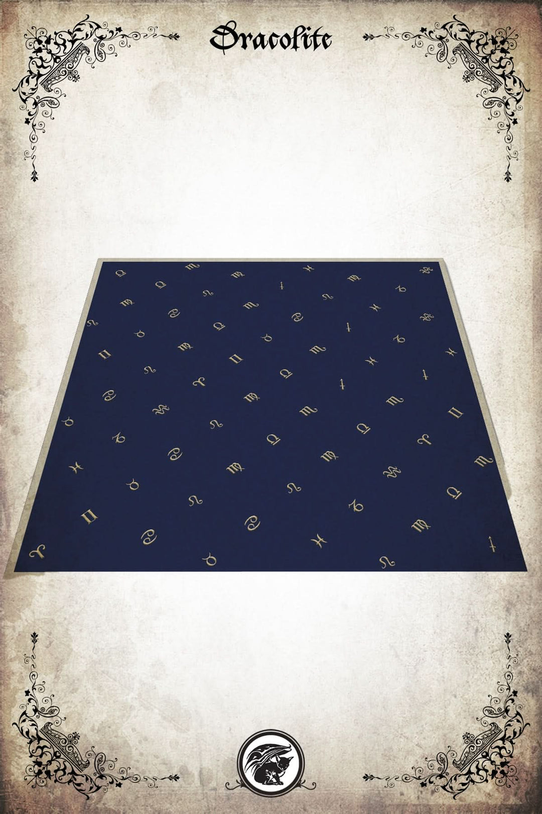 Astrology Embroidered Tarot Cloth