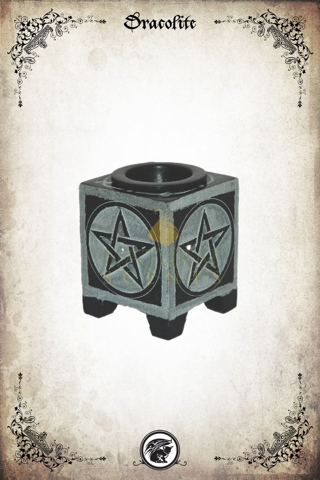 Diffuseur avec pentacle sculpté