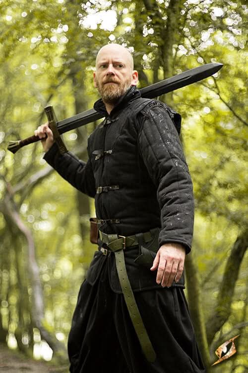 Warrior Gambeson – Quilted Gambeson with Removable Sleeves for LARP