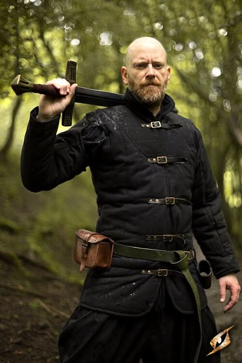 Warrior Gambeson – Quilted Gambeson with Removable Sleeves for LARP