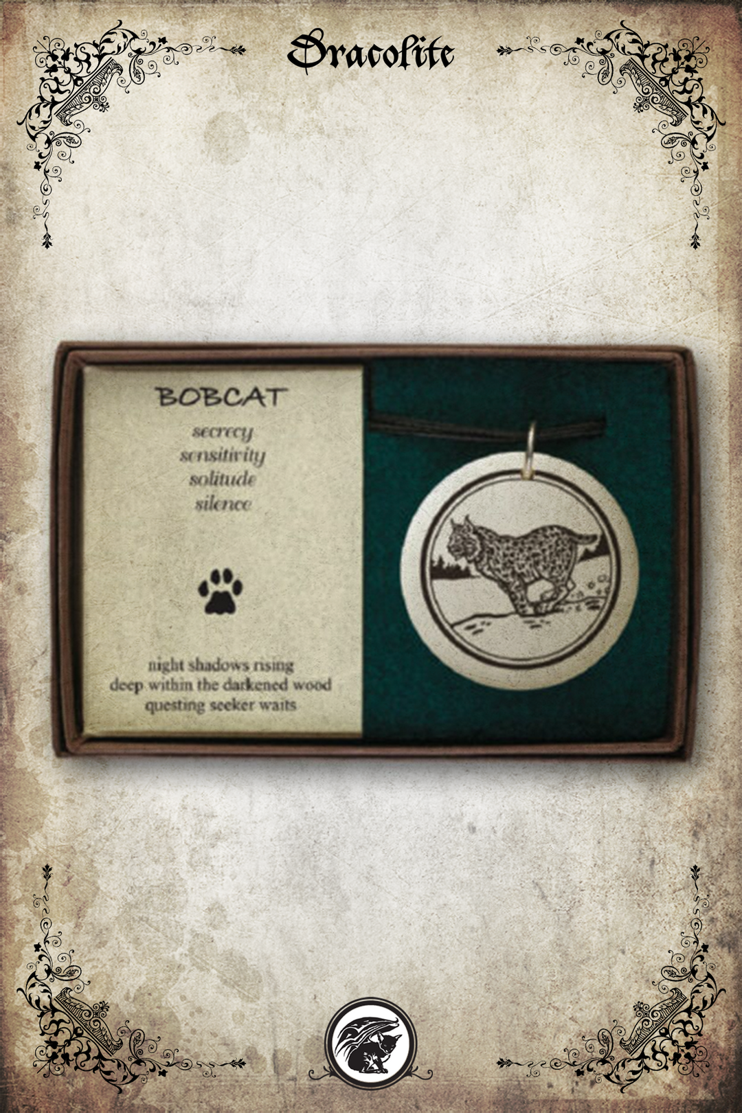 Animal pendant - Lynx
