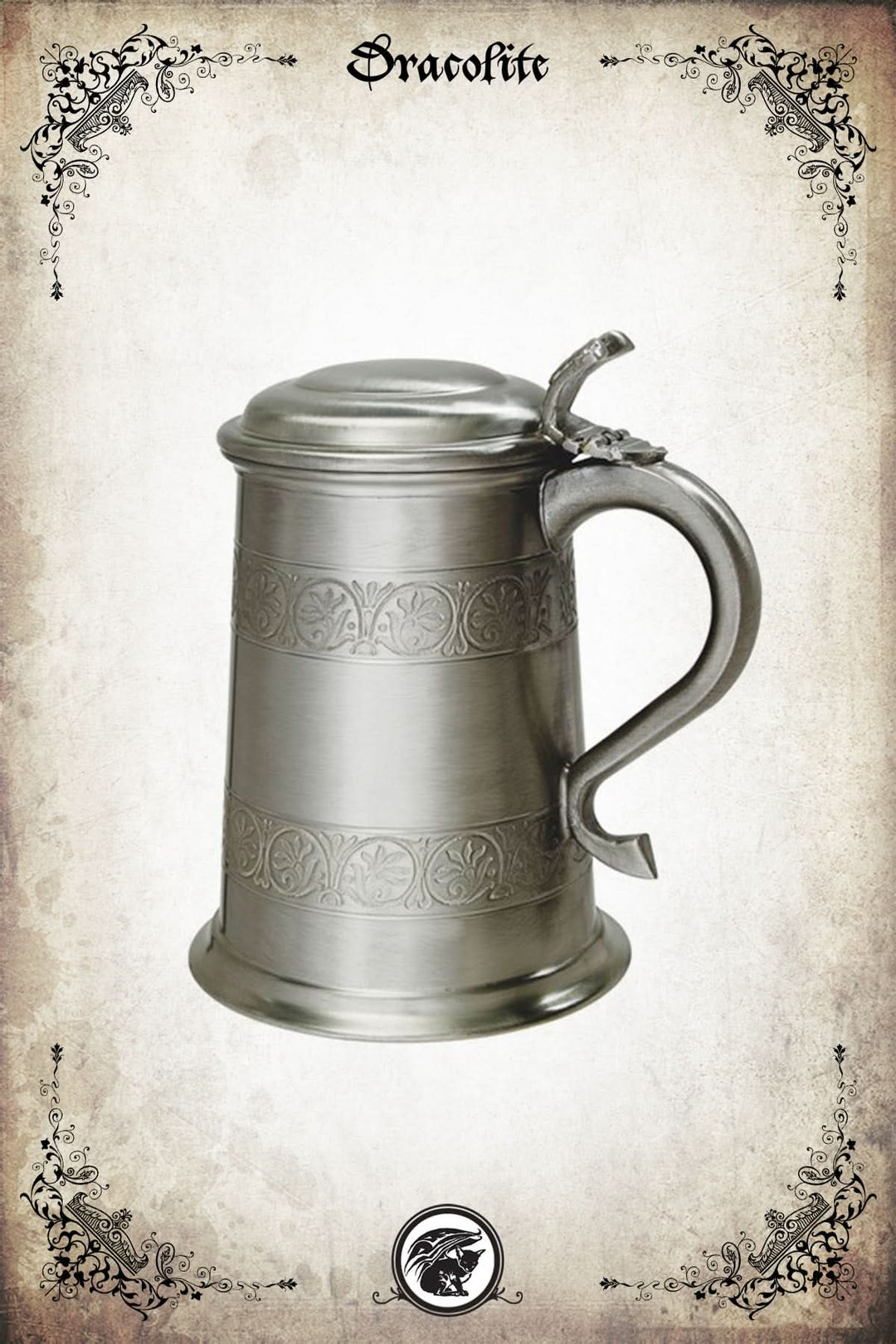 Chope Medieval Étain Antique