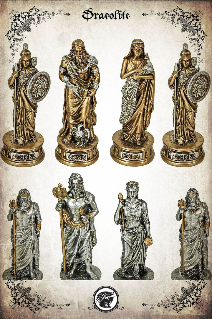 Greek Pantheon Chess Sets