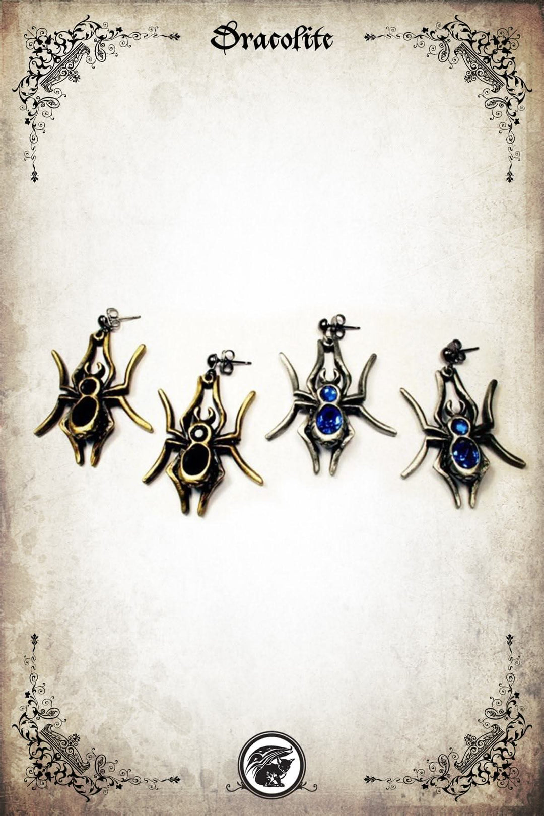 Boucles d'oreilles Araignée