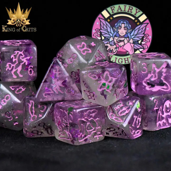 Set of 11 DND Dice