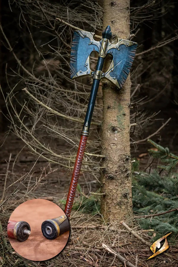 Double-Headed Chaos Axe - 140 cm - Compact