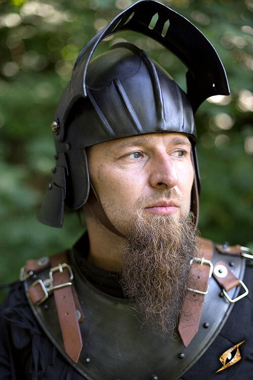 Sallet – German Articulated Steel Helmet for Realistic LARP