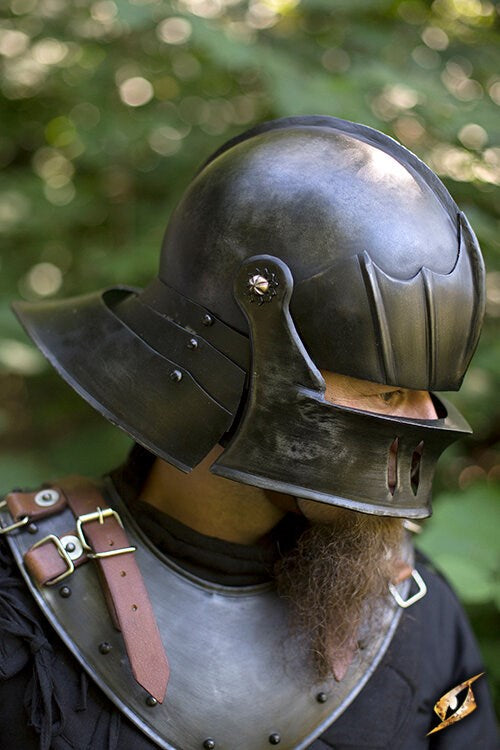 Sallet – German Articulated Steel Helmet for Realistic LARP