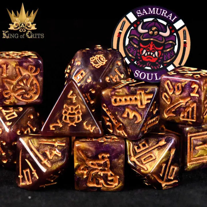 Set of 11 DND Dice