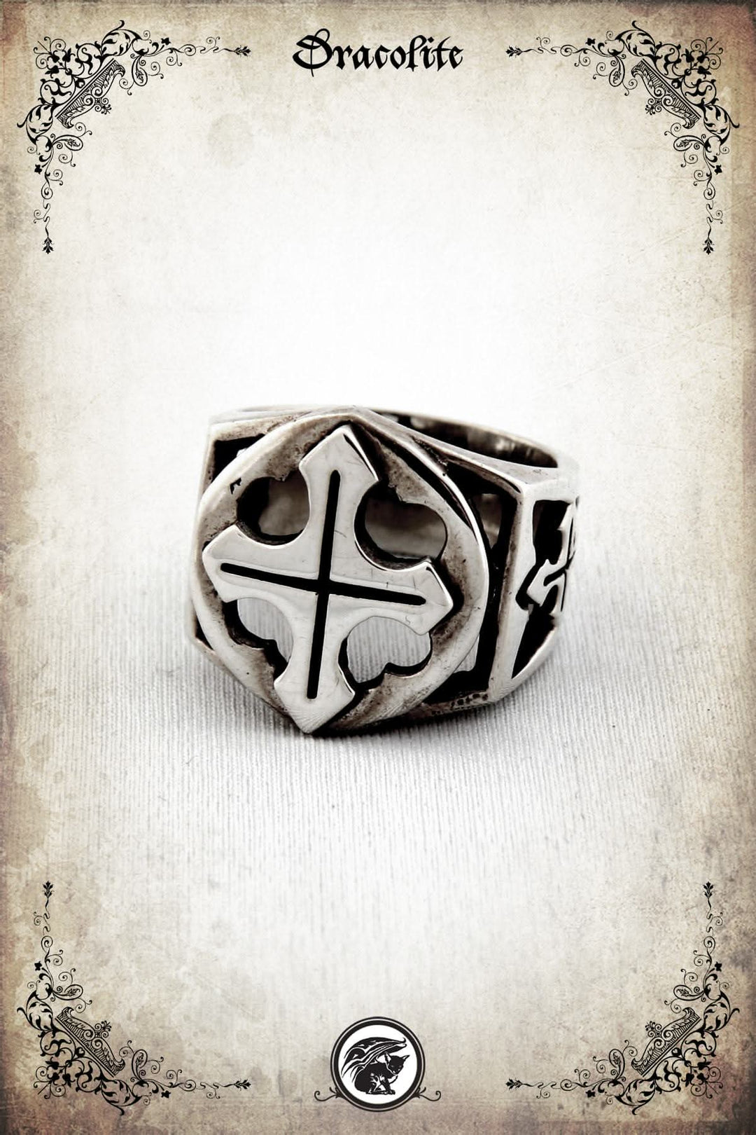 Templar Ring with Cross