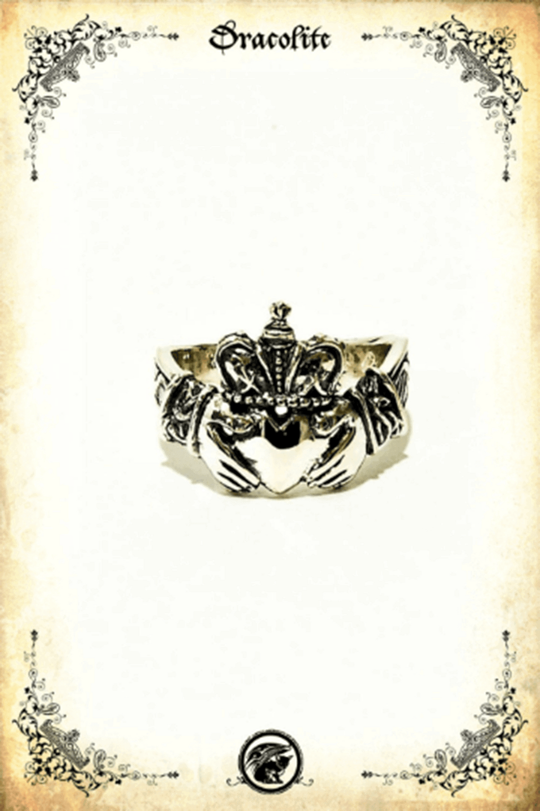 Bague Claddagh Irlandaise pour Homme