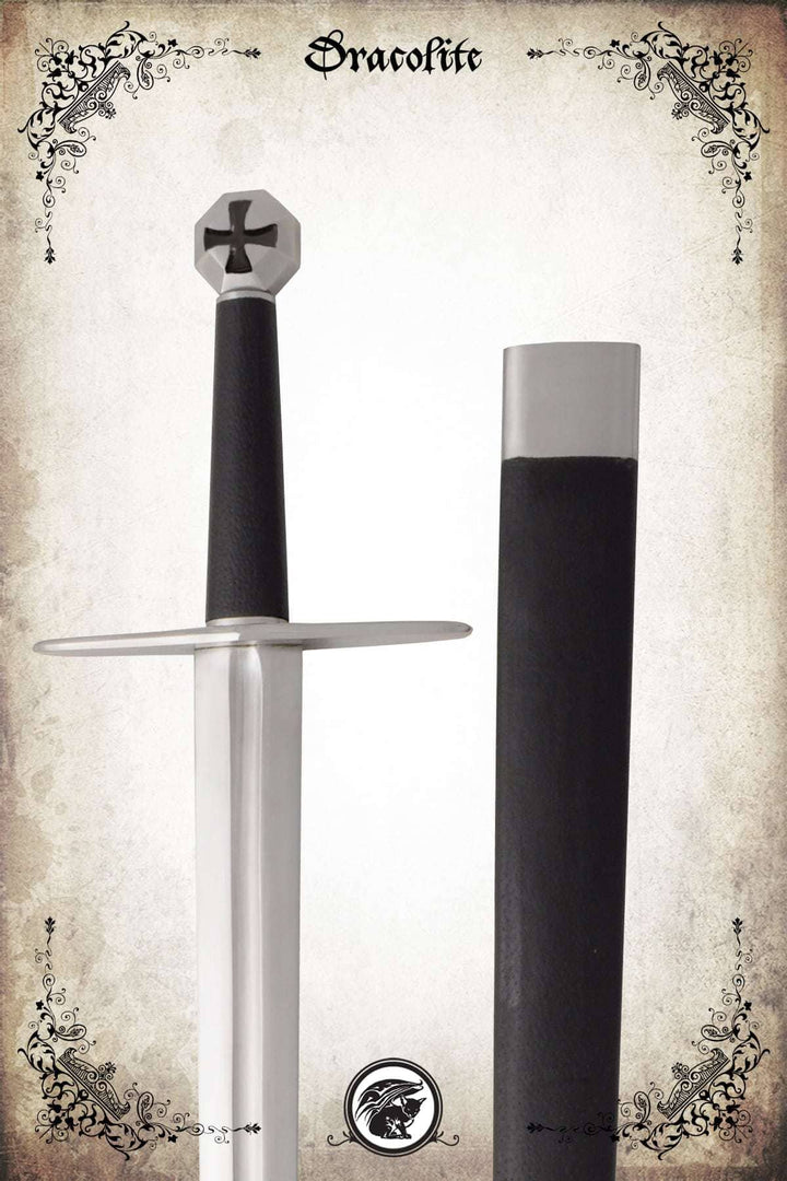 Teutonic Crusader Sword - Forged Carbon Steel Blade by Legacy Arms