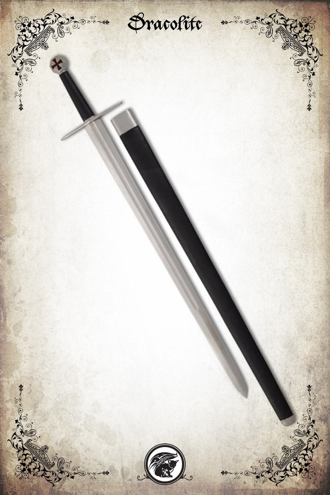 Teutonic Crusader Sword - Forged Carbon Steel Blade by Legacy Arms