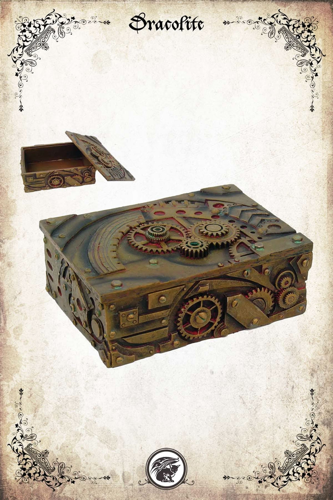 Boîte Engrenages Steampunk