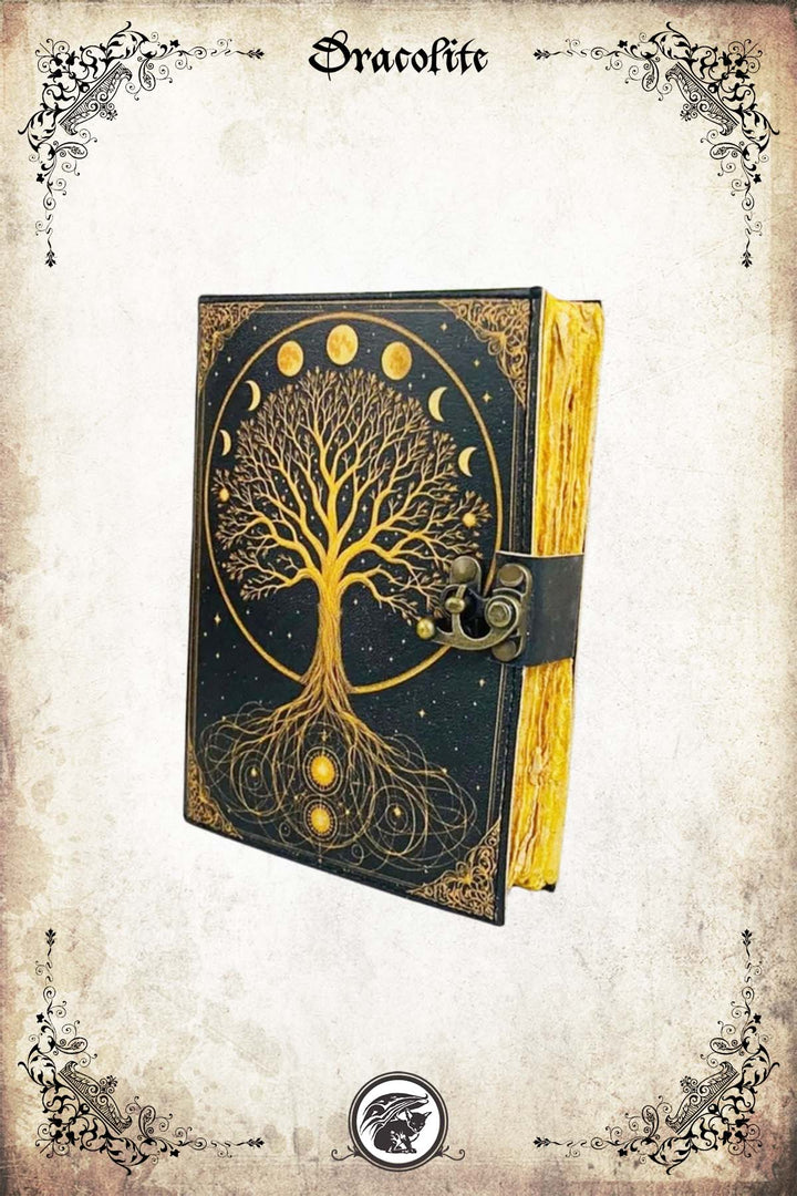 Journal en Cuir - Arbre Lunaire