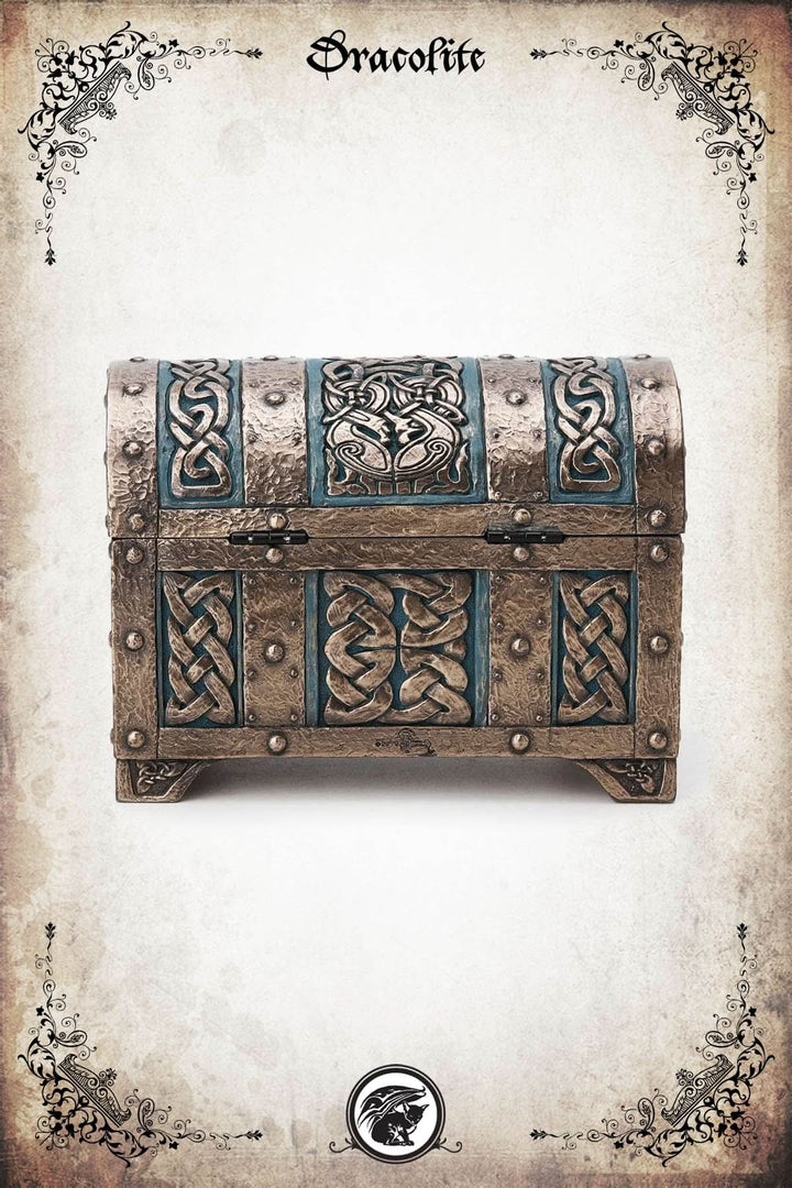 Celtic Knot Treasure Chest with Latch