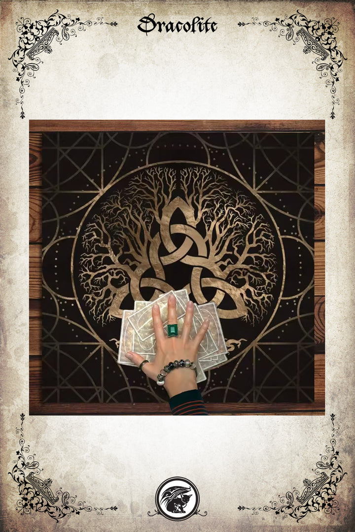 Tapis de tarot - Nappe d’autel pour rituels