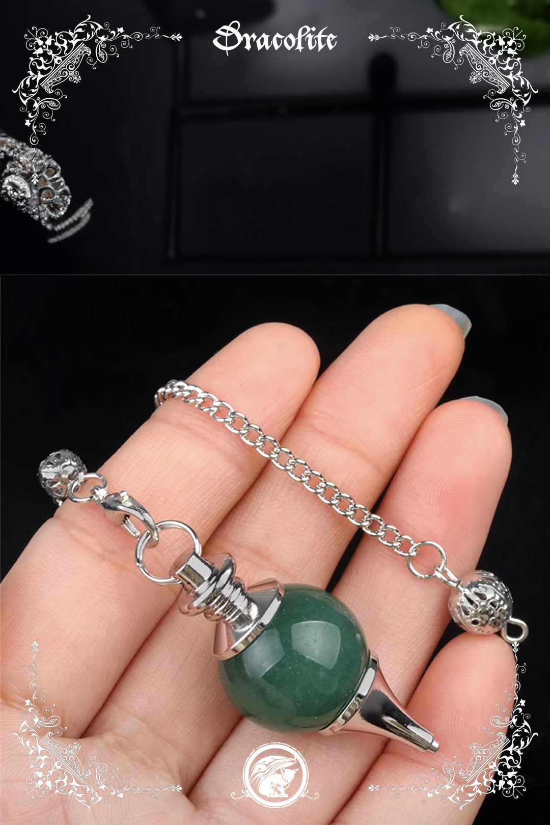 Semi-precious Stone Sphere Pendulums