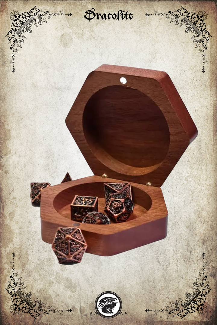 Wooden dice box