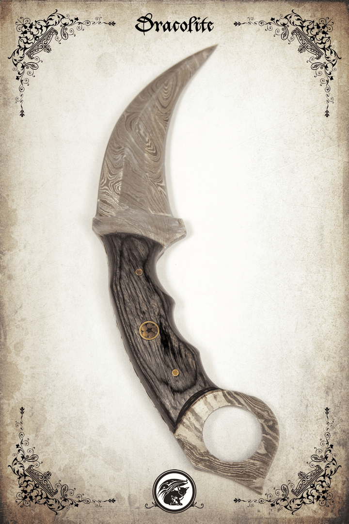 Couteau Karambit Double tranchant