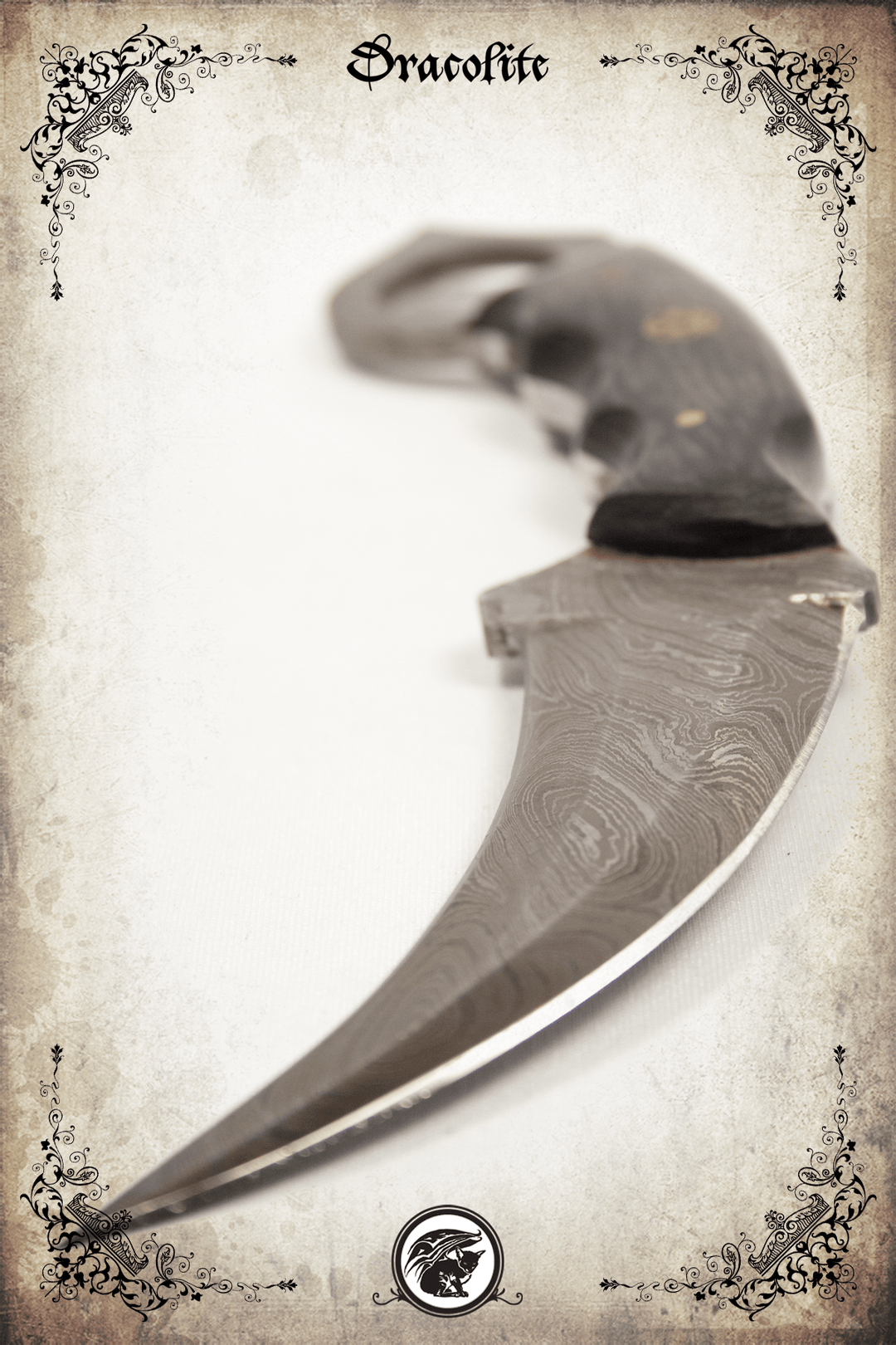 Couteau Karambit Double tranchant