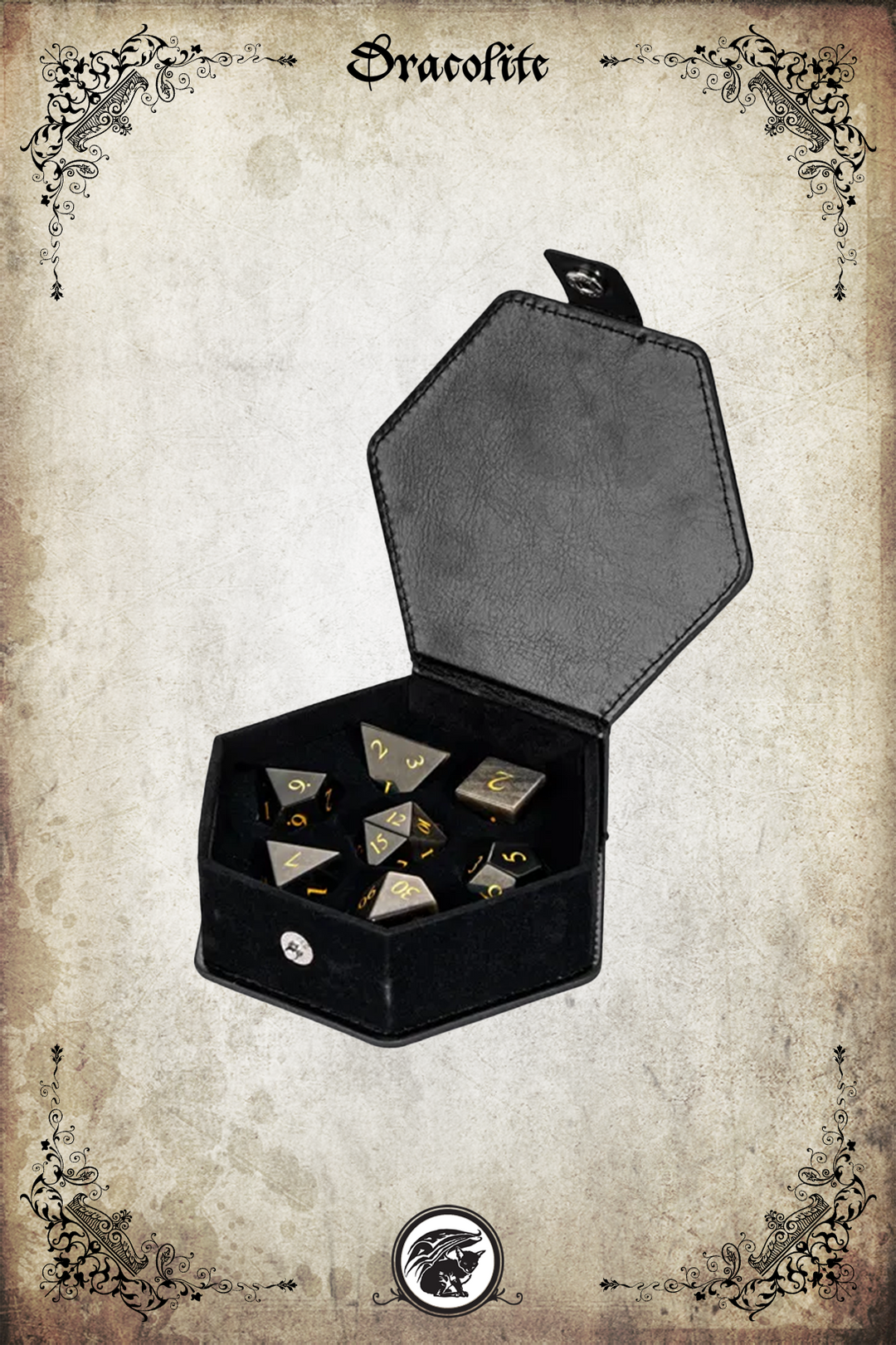 Obsidian Dice Set