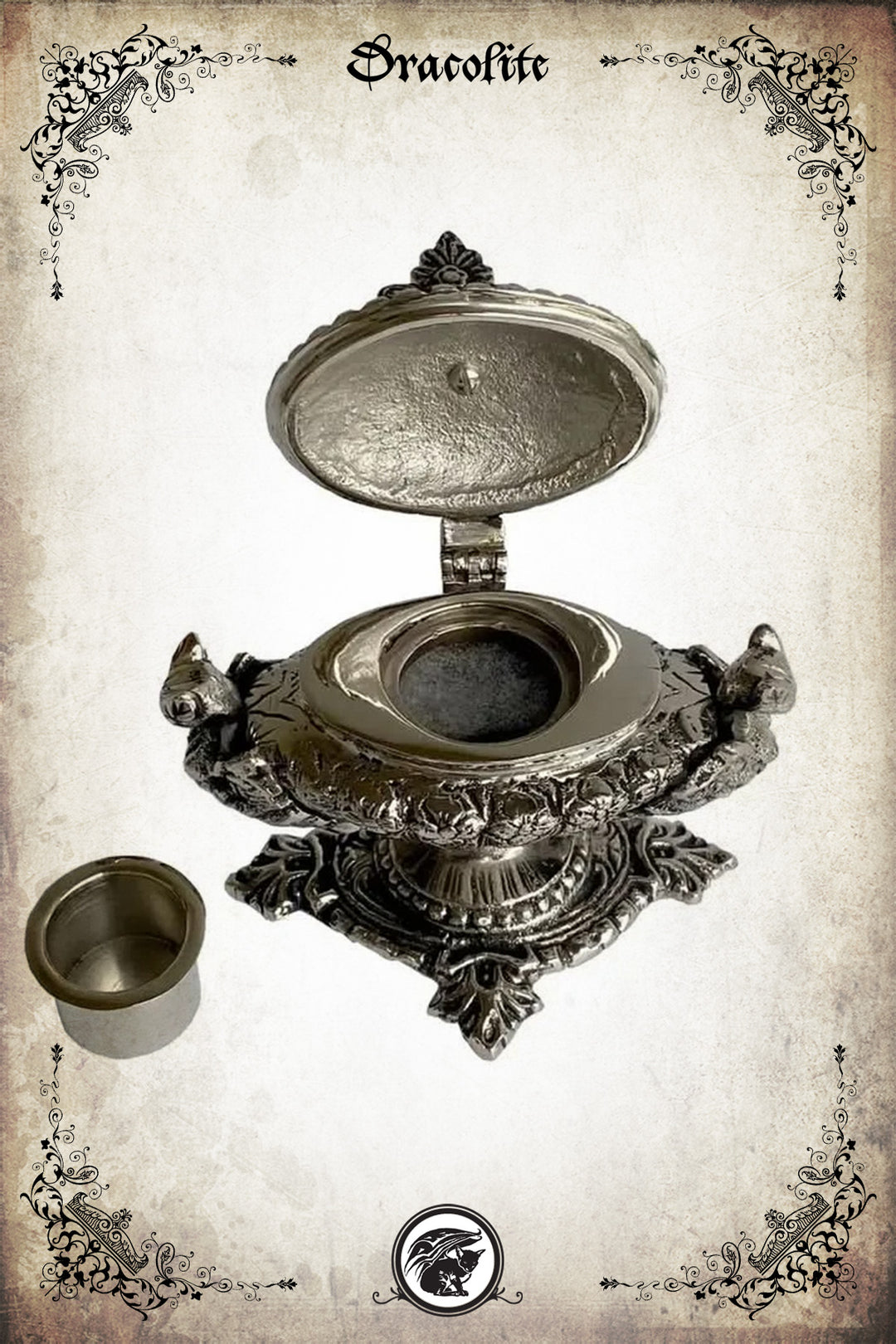 Encrier Antique Dragon