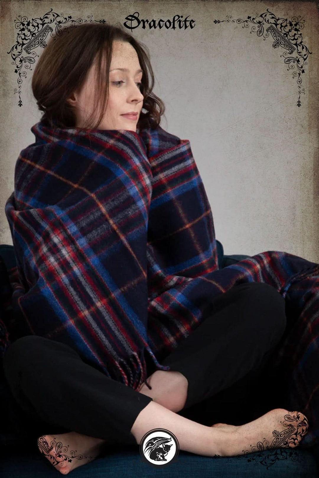 Merino wool tartan