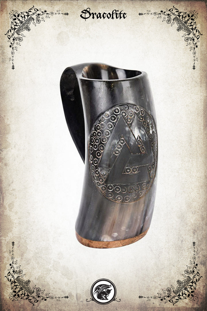 Tasse en Corne avec Gravure