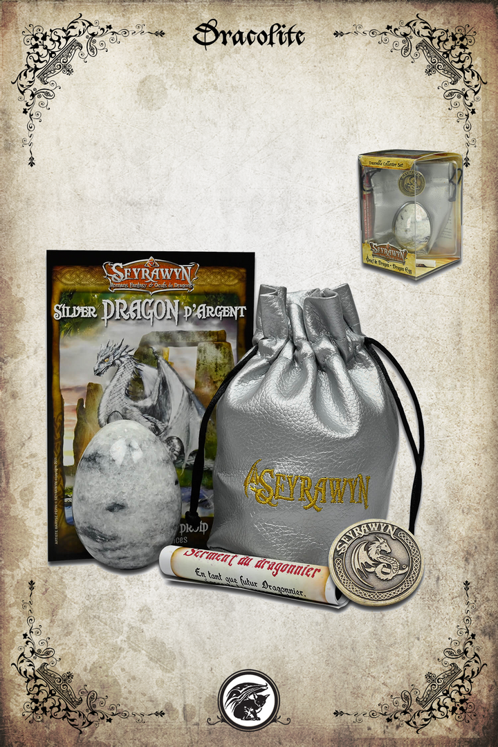 Dragon Egg and Pouch Set + Collectible Coin