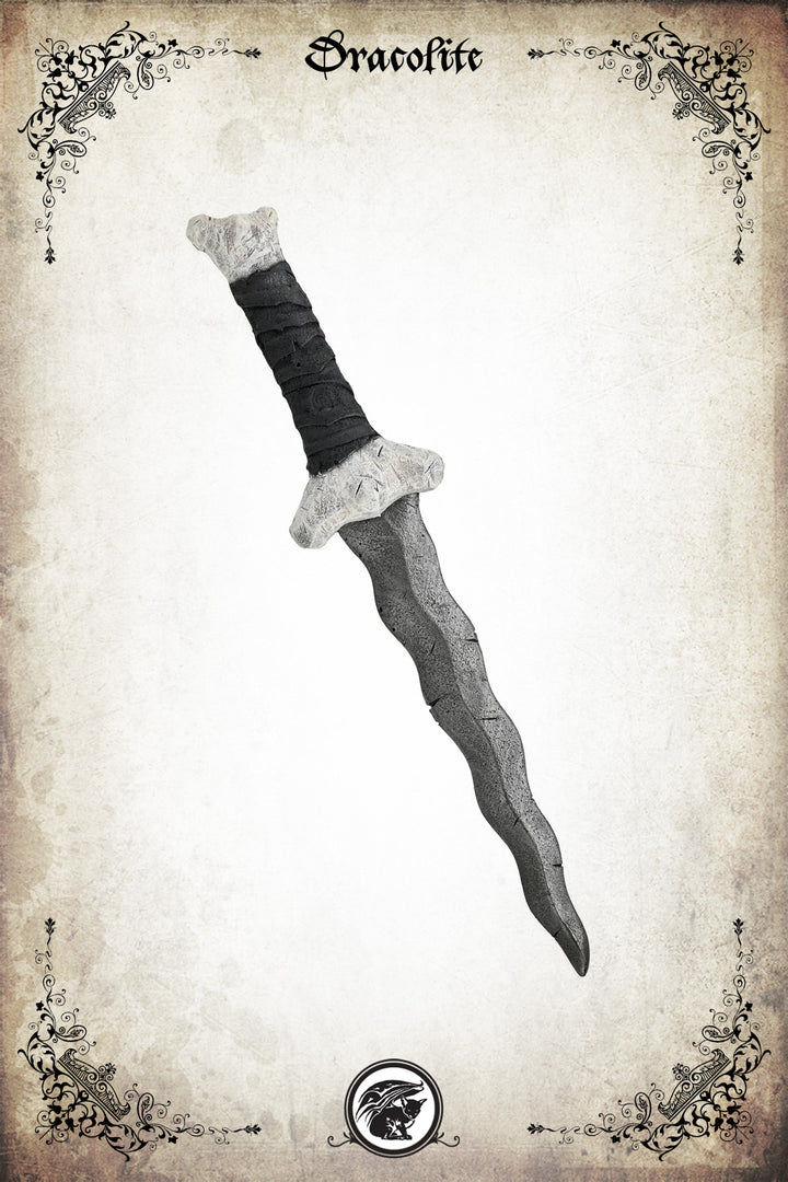 Dague kriss orque – arme de GN en mousse