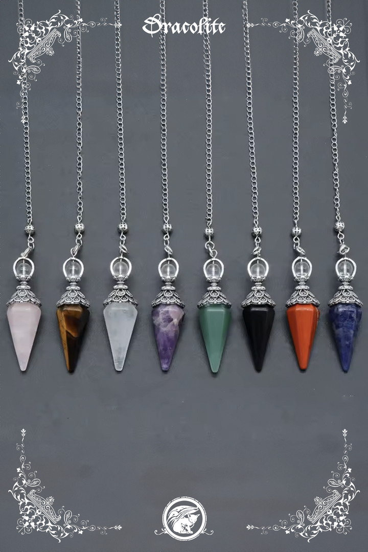 Semi-precious Stone Pendulums for Divination