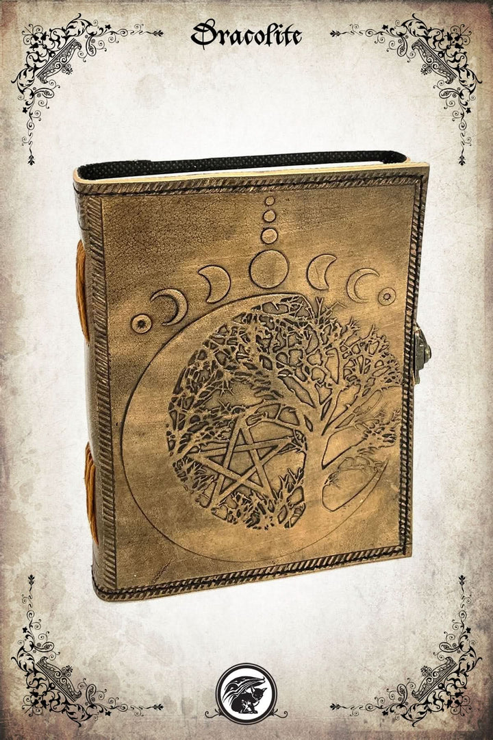 Grimoire en cuir