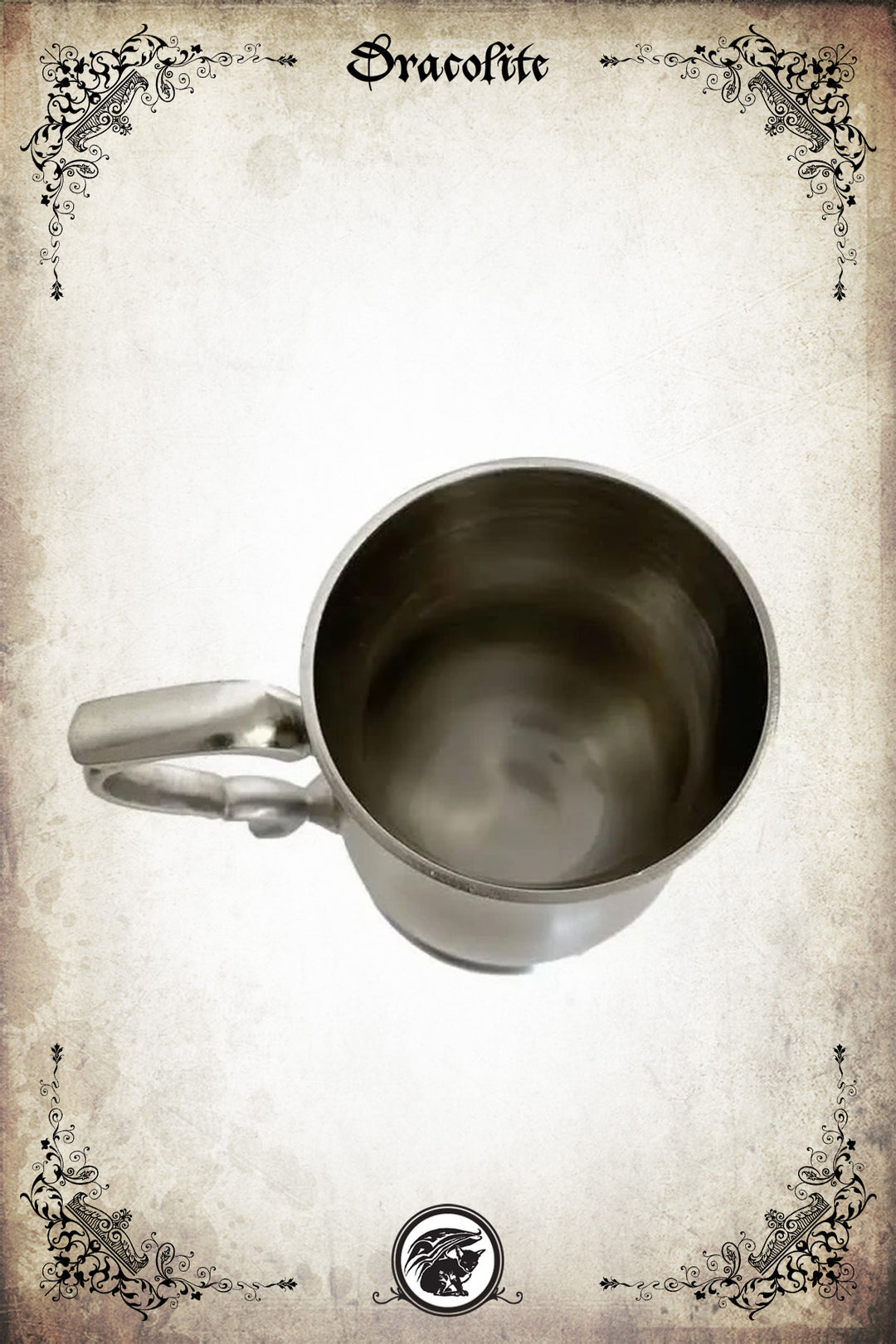 Tasse Tulipe en métal de style colonial