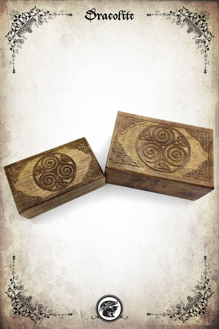 Triskelion engraved box